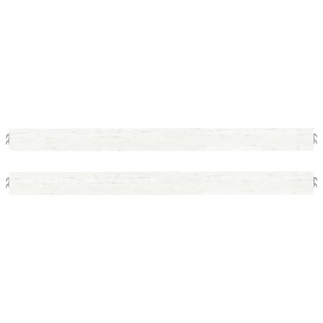 Evolur Belmar Full Bed Conversion Kit in Weathered White, , large