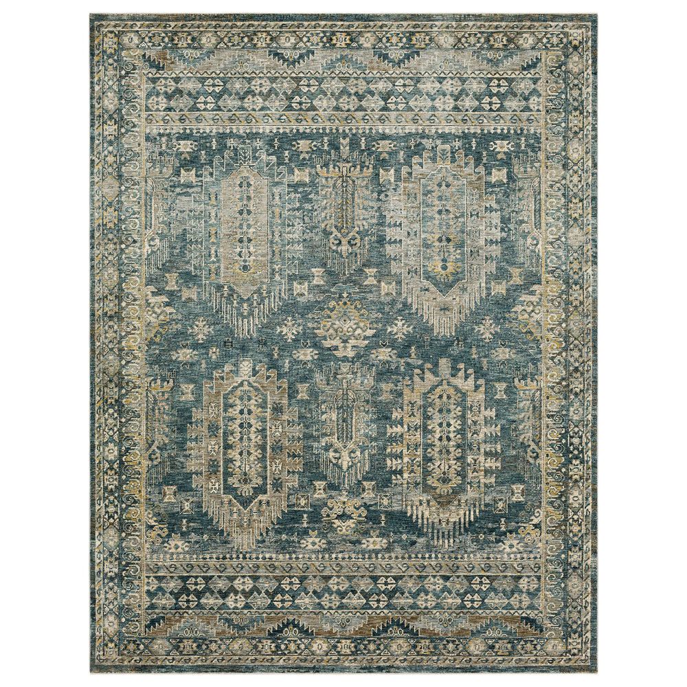Karastan Marash Karamar 9" x 12"2" Blue Area Rug, , large