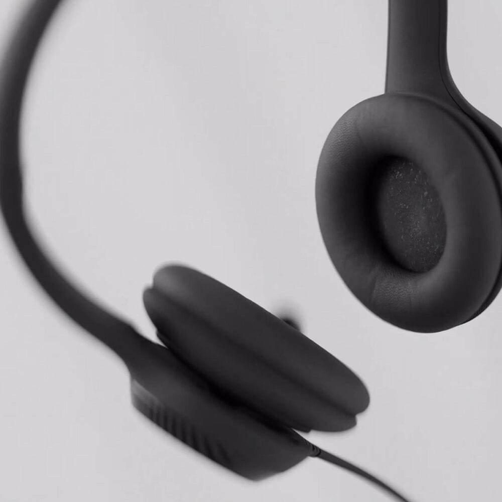 Logitech H390 USB Computer Headset in Black, , large