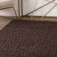 Dalyn Rug Company Gorbea 9" x 13" Chocolate Area Rug, , large