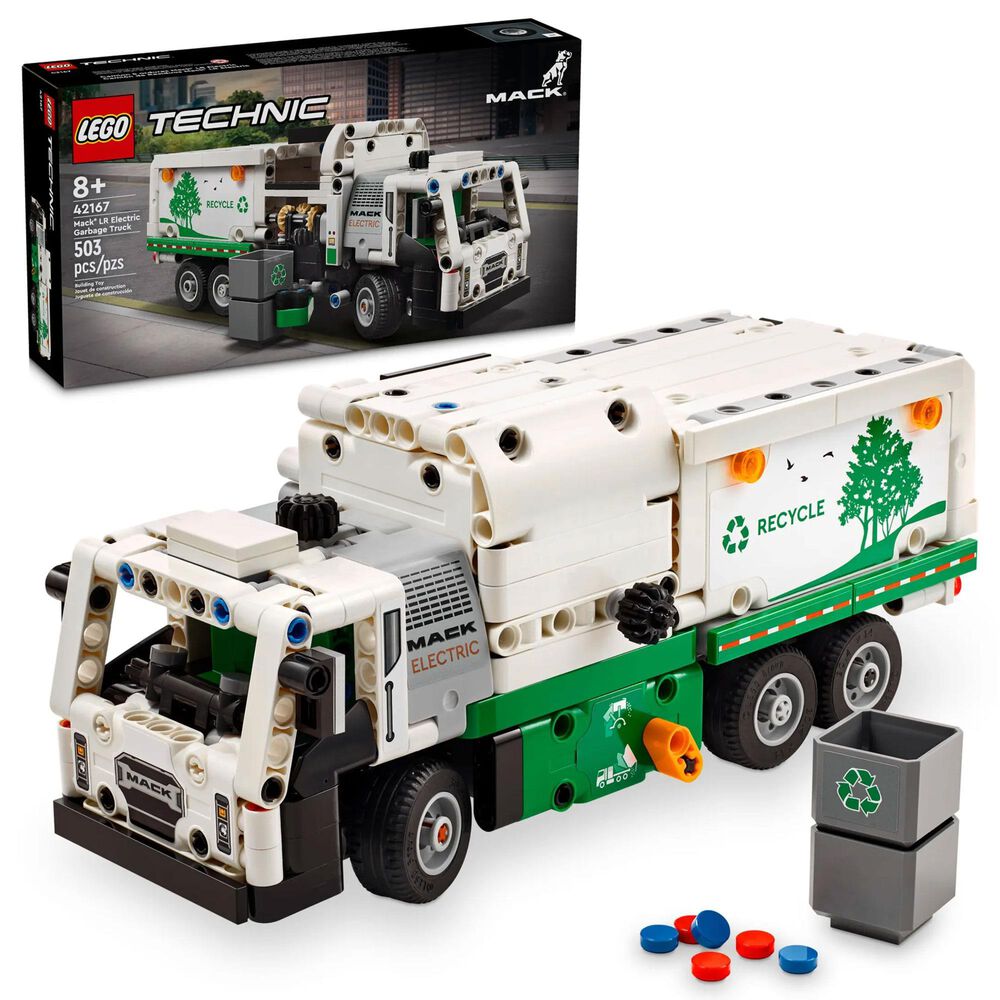 LEGO Technic Mack LR Electric Garbage Truck, , large