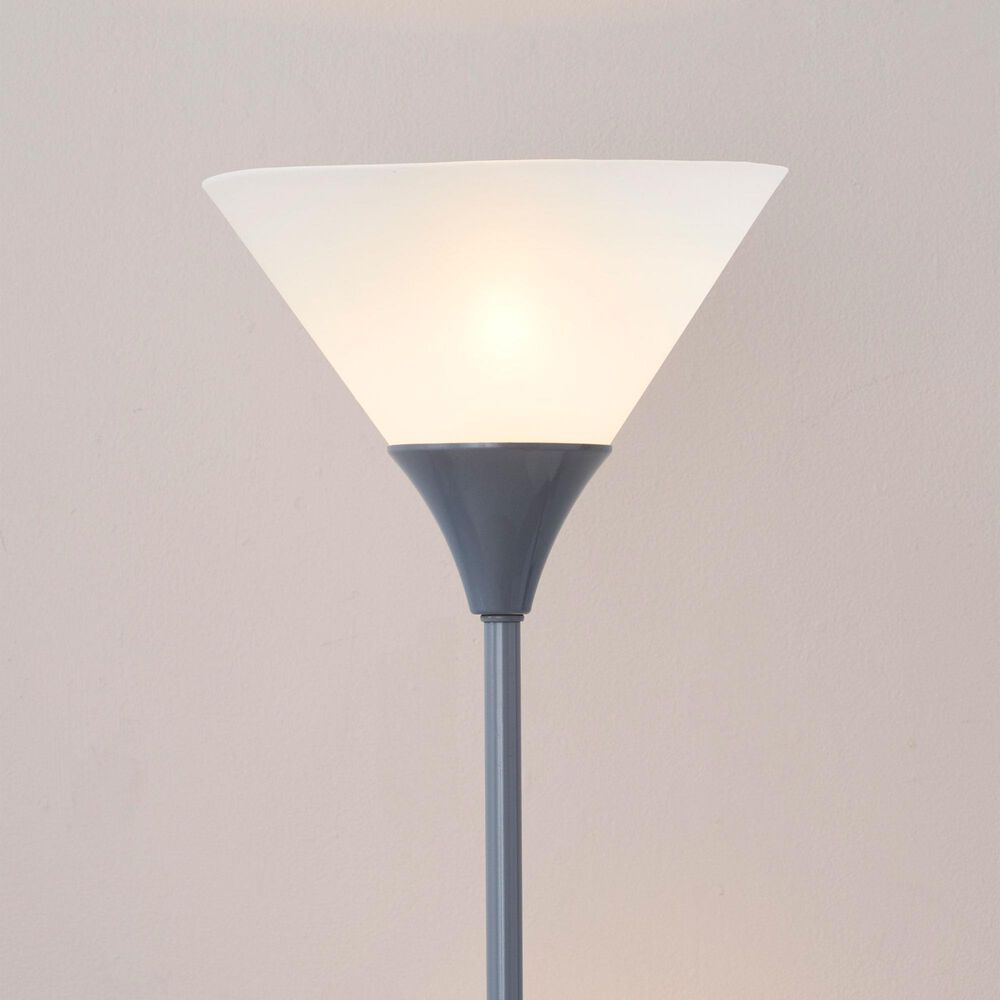 Grandview Gallery Dual Shade Floor Lamp in Silver, , large
