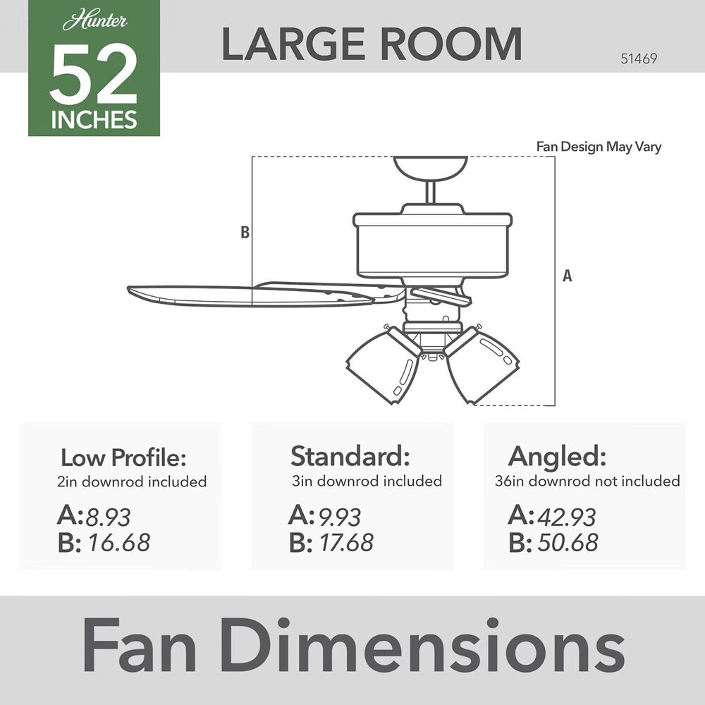 Hunter Coral Bay 52&quot; Outdoor Ceiling Fan with Lights in Weathered Copper, , large