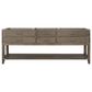 Lexora Home Norwalk 84" Double Bathroom Vanity in Grey Oak with White Quartz Top and Rectangular Sinks, , large