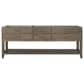 Lexora Home Norwalk 84" Double Bathroom Vanity in Grey Oak with White Quartz Top and Rectangular Sinks, , large