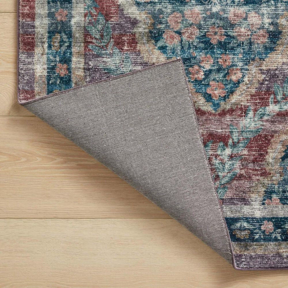 Rifle Paper Co Crafted by Cloth and Company Courtyard 5&#39; x 7&#39;6&quot; Chateau Red Area Rug, , large