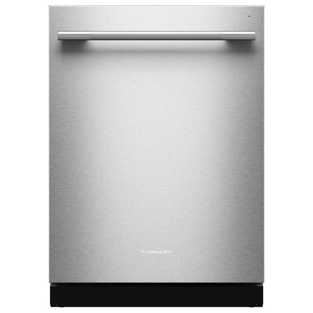 KitchenAid 24" Built-In Bar Handle Third Rack Dishwasher with Stemware Shield and Stemware Clips in PrintShield Stainless Steel, , large