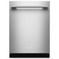 KitchenAid 24" Built-In Bar Handle Third Rack Dishwasher with Stemware Shield and Stemware Clips in PrintShield Stainless Steel, , large