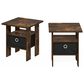 HOMLUX 1-Drawer End Table in Amber Pine, , large