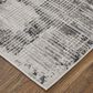 Feizy Sonora 2" x 3" Gray and Ivory Area Rug, , large