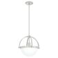 Hunter Wedgefield 1-Light Pendant in Brushed Nickel, , large