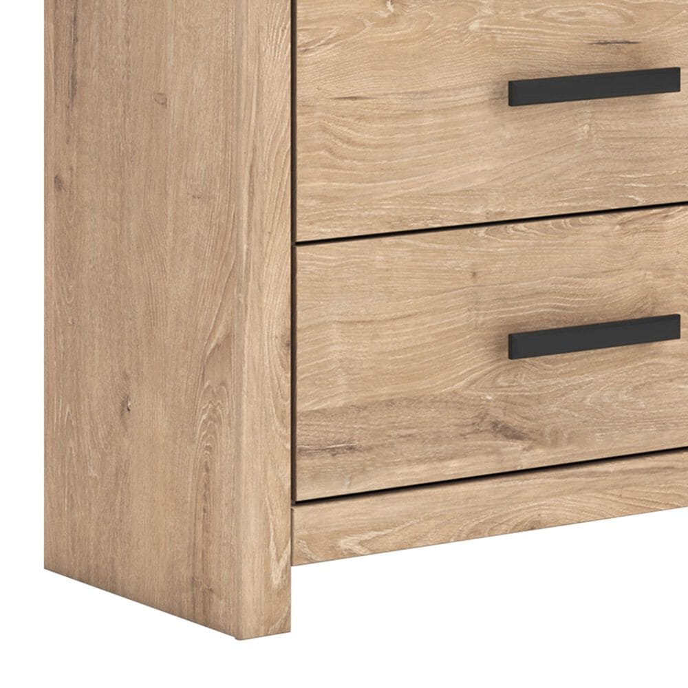 Ashley Sanginlane 5-Drawer Chest in Tan, , large
