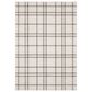 ROW by Oriental Weavers Hunter Plaid Beige and Black 6"7" x 9"6" Area Rug, , large