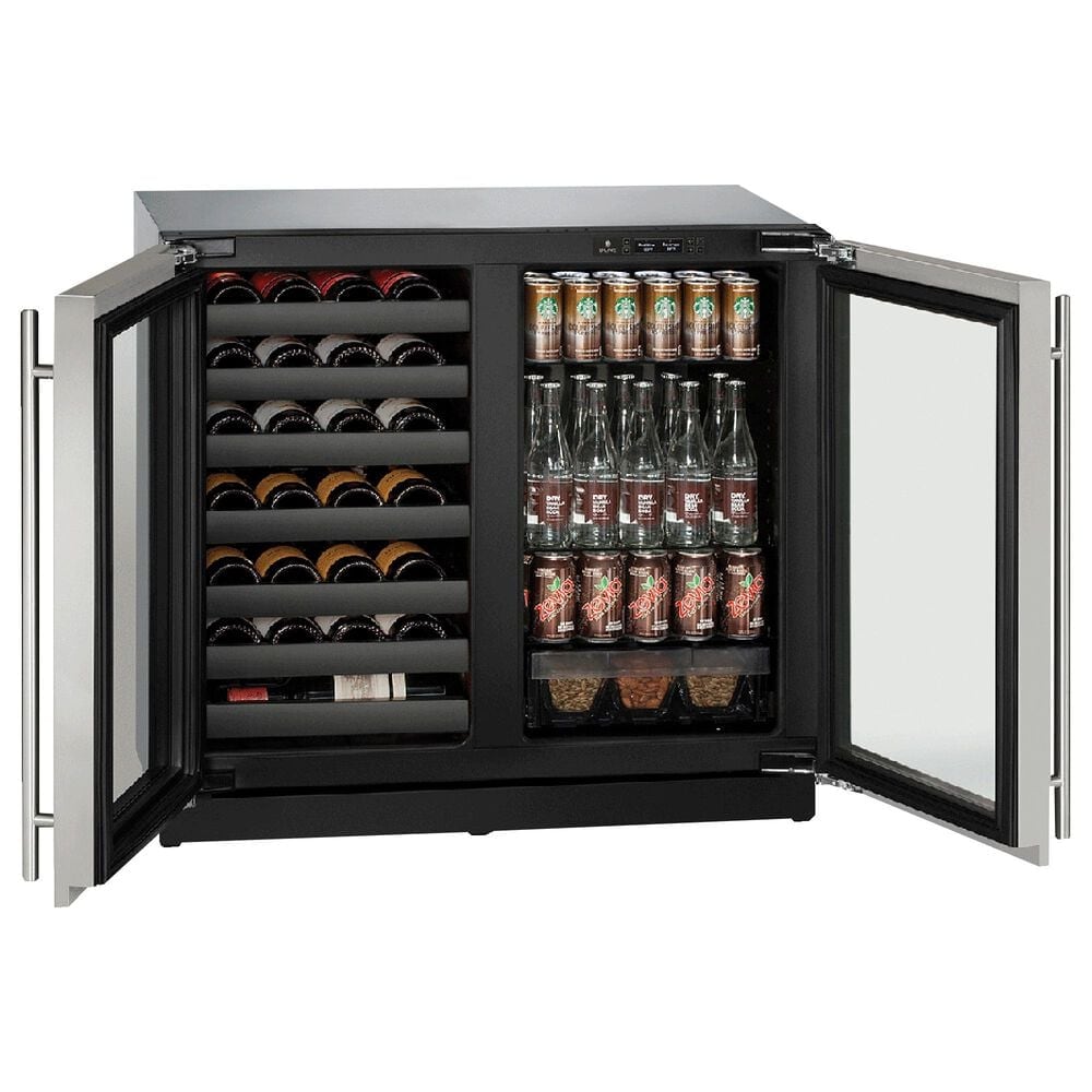 U-Line 36&quot; Built-In Beverage Center in Stainless Steel, , large