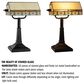 Timberlake Tiffany Style Bankers Lamp with LED Bulb in Black, , large