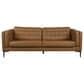 Superb Leather Leather Stationary Sofa in Oslo Antelope, , large