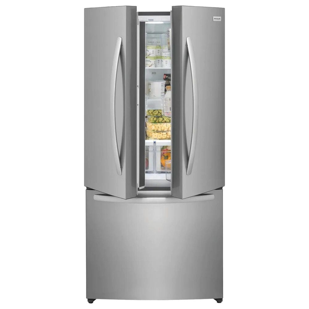 Frigidaire 17.6 Cu. Ft. Counter-Depth French Door Refrigerator in Brushed Stainless Steel, , large