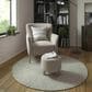 L&R Resources Criss Cross 82378GRY Gray 8" Round Area Rug, , large
