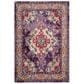 Safavieh Monaco MNC243P-5 5"1" x 7"7" Violet/Fuchsia Area Rug, , large