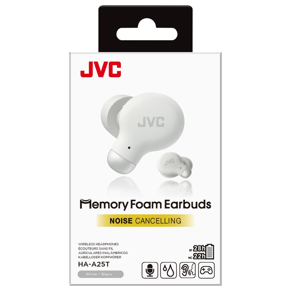 JVC Marshmallow True Wireless Earbuds with Noise Cancelling in White, , large
