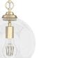 Hunter High Oaks 1-Light Pendant in Alturas Gold, , large
