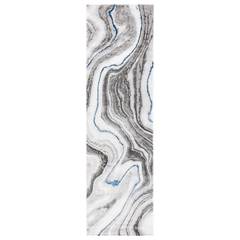 Safavieh Craft CFT819N 2"3" x 10" Grey and Blue Runner, , large