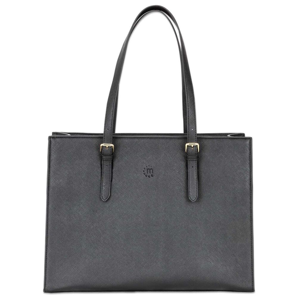 Manhattan 15.6&quot; Venice Laptop Tote Bag for Women in Black, , large