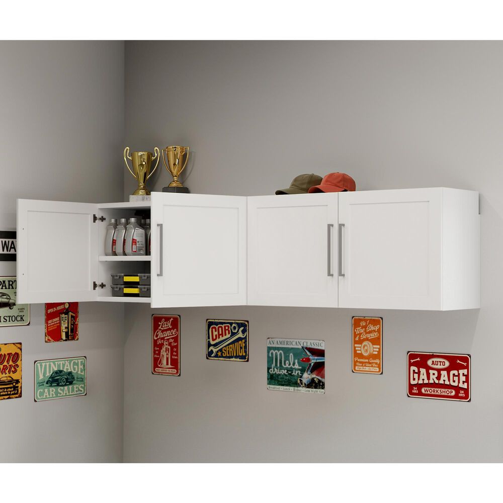Sauder Wall-Mounted Upper Cabinet &amp; Doors Bundle, , large