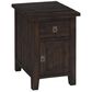 at HOME Kona Grove Chairside Table in Chocolate, , large