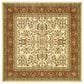 Safavieh Lyndhurst LNH214 10" Square Ivory and Rust Area Rug, , large