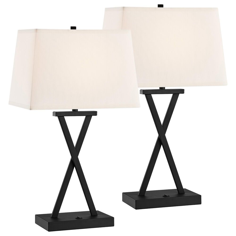 Lite Source Maisie Table Lamp in Black (Set of 2), , large