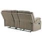 Ashley Draycoll Double Reclining Loveseat with Console in Pewter, , large