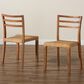 Baxton Studio Arthur Side Chair in Walnut Brown (Set of 2), , large