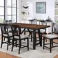 Steve Silver Halle Counter Dining Table in Ebony Brown, , large