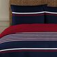 Revman Mineola 3-Piece Queen Duvet Cover Set in Red, Cream and Navy, , large