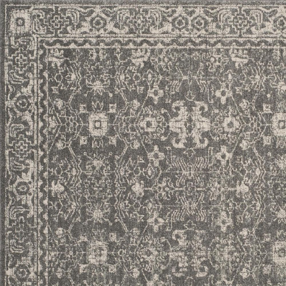 Safavieh Evoke EVK270S 2&#39;2&quot; x 5&#39; Grey and Ivory Runner, , large