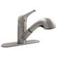 MS International Pull-Out Sprayer Kitchen Faucet in Brushed Nickel, , large