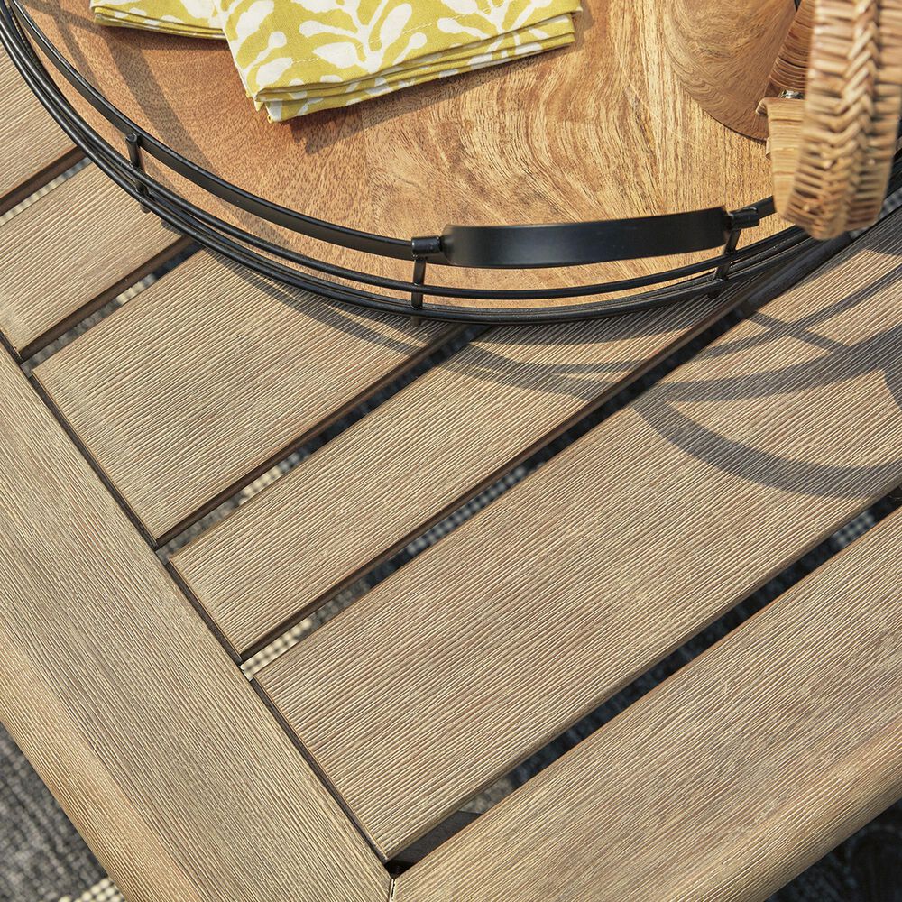 Signature Design by Ashley Clare View 6-Piece Patio Conversation Set in Grayish Brown, , large