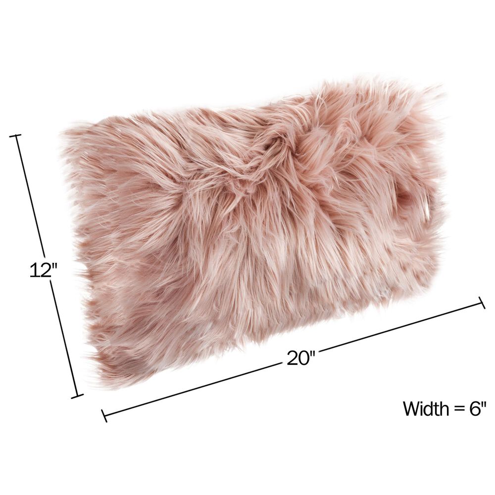 Timberlake Hastings Home 12&quot; x 20&quot; Lumbar Pillow in Pink Blush, , large