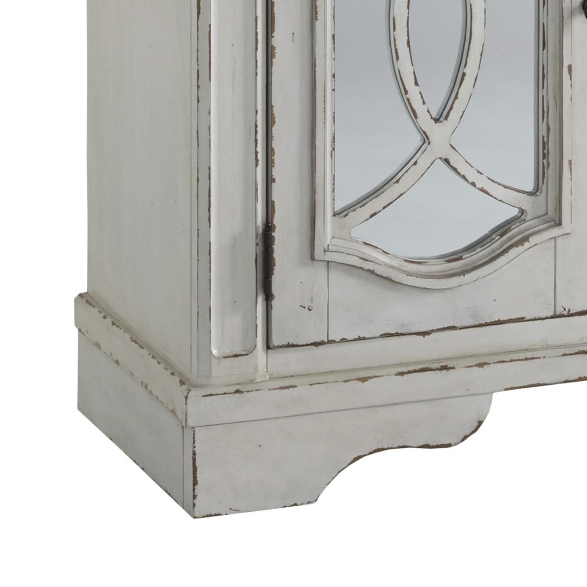 Signature Design by Ashley Realyn Dining Room Server in Chipped