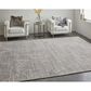 Feizy Whitton 4" x 6" Gray and Ivory Area Rug, , large