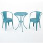 Hearth and Haven Colmar 3-Piece Outdoor Bistro Set in Blue, , large