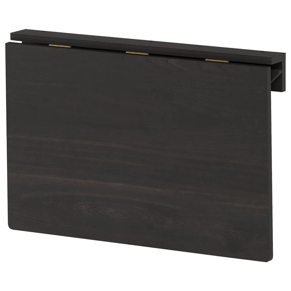 HOMLUX Wall Mounting Folding Table in Espresso, , large