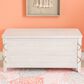 Linon Home Decor Brosnan Rope Cedar Chest in Whitewash, , large