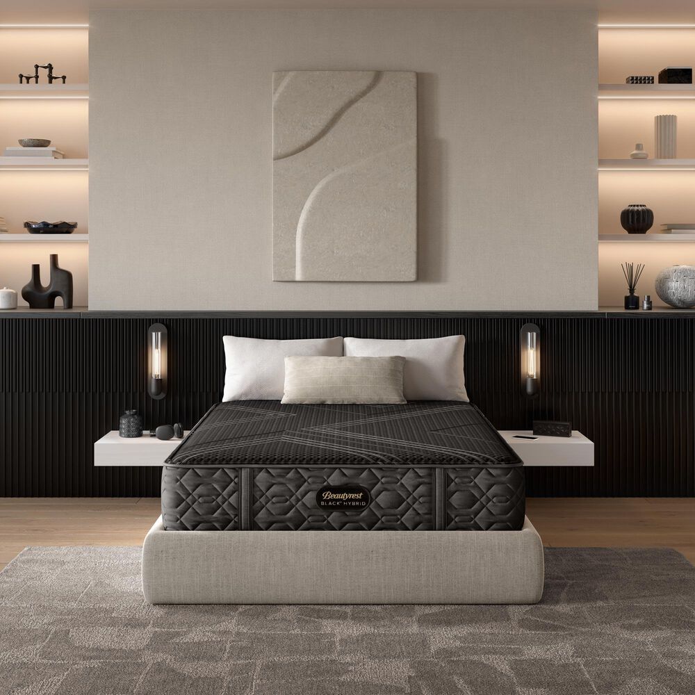 Beautyrest Black Hybrid Series One Plush Queen Mattress, , large