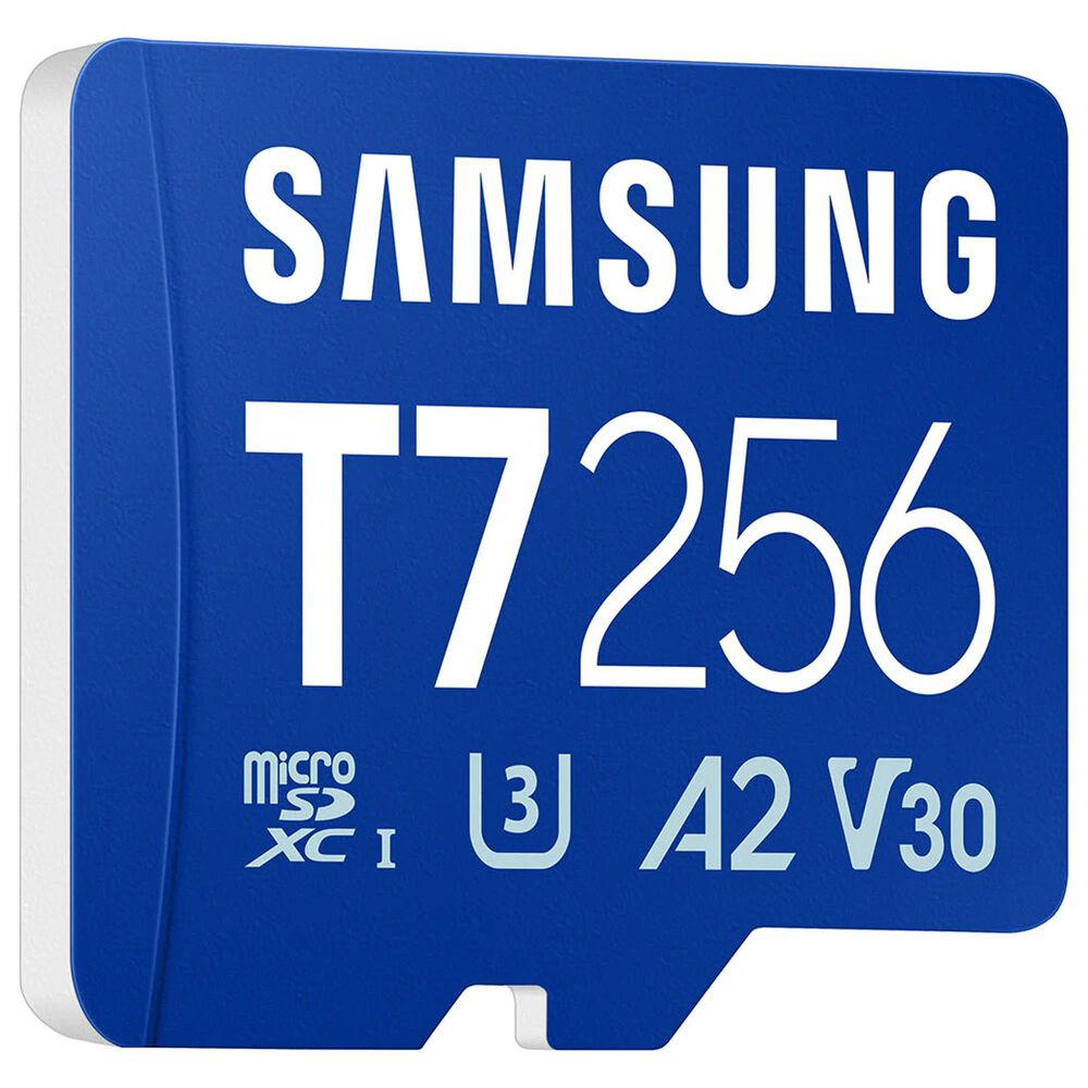 Samsung 256GB T7 UHS-I microSDXC Memory Card in Blue, , large