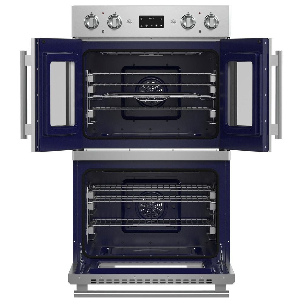 Forno Gallico 30" Double Electric Wall Oven with French Door in Stainless Steel, , large