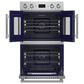 Forno Gallico 30" Double Electric Wall Oven with French Door in Stainless Steel, , large