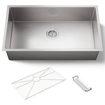 Kohler Strive 32" Undermount Single Bowl Kitchen Sinks in Stainless Steel, , large