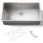 Kohler Strive 32" Undermount Single Bowl Kitchen Sinks in Stainless Steel, , large